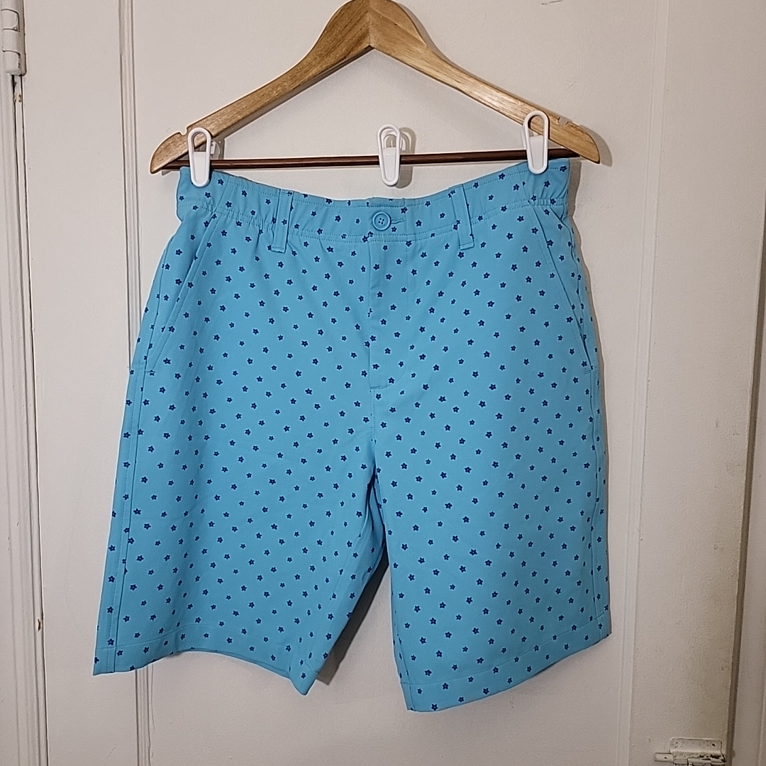 Under Armour Drive Golf 8 Golf Shorts Floral Pattern Small 32 Preowned Cd